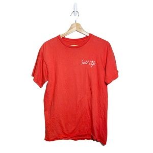 Salt Life Surf Orange Red T-Shirt